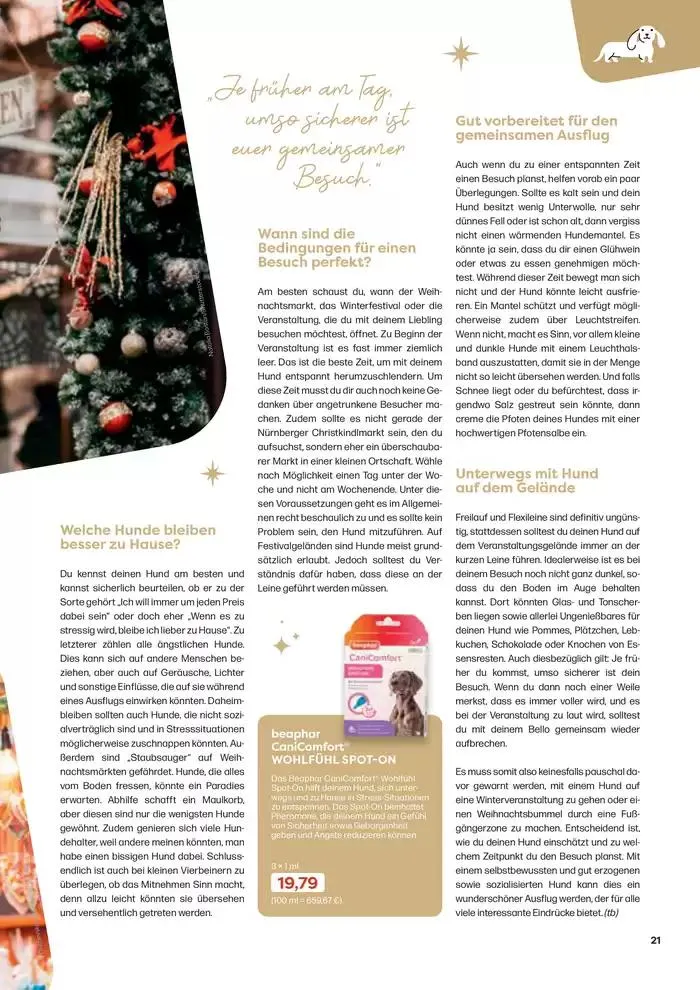 Angebote ZOO & Co von 29. November bis 13. Dezember 2024 - Flugblätt seite 21