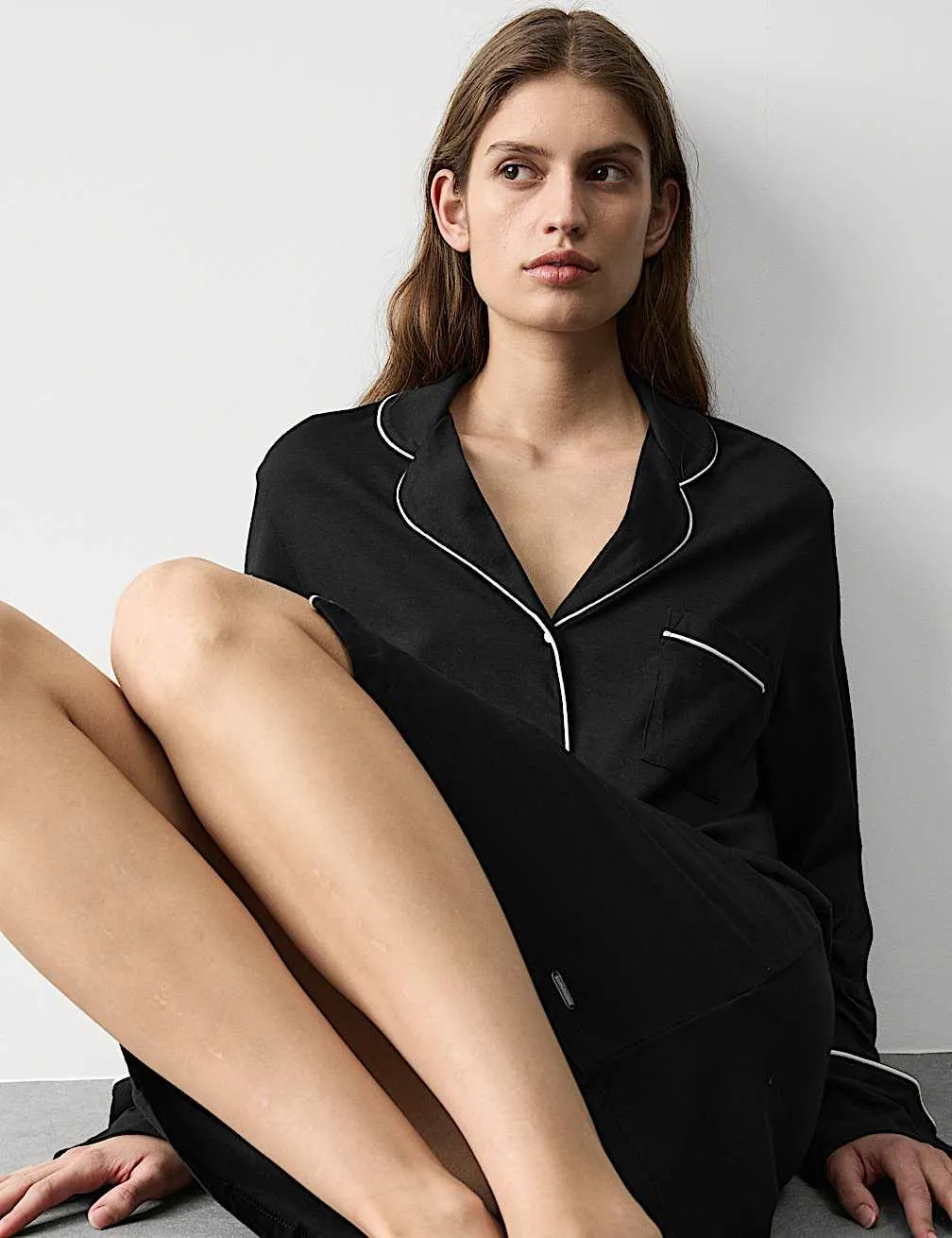 Nachthemd aus Baumwolle und Modal