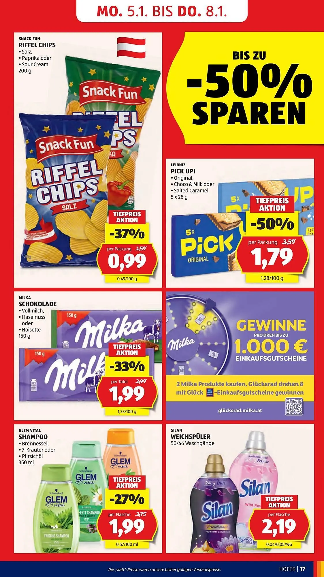 Hofer Flugblatt von 2. Jänner bis 9. Jänner 2026 - Flugblätt seite  19