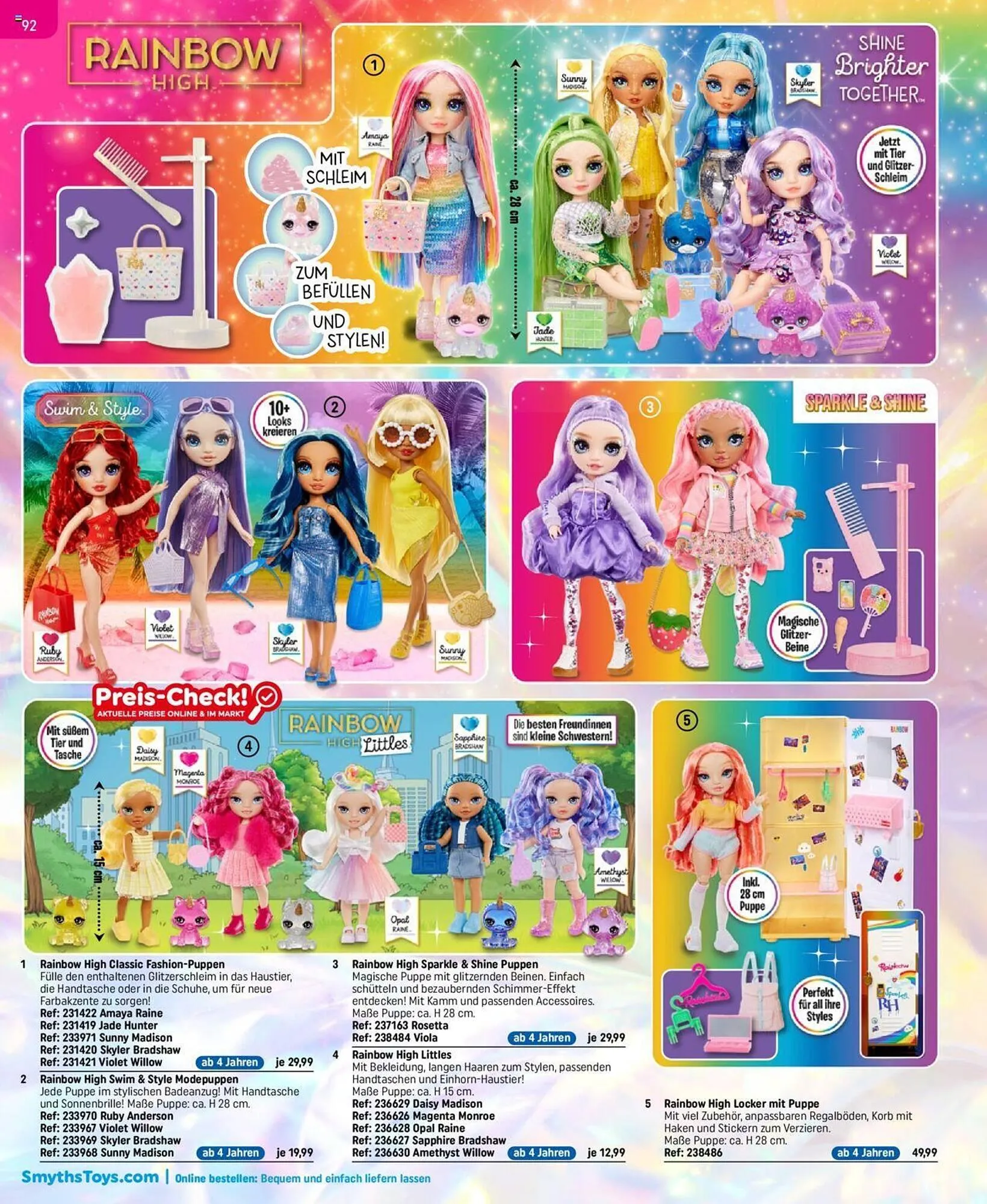 Smyths Toys Flugblatt von 25. September bis 13. Dezember 2024 - Flugblätt seite  92