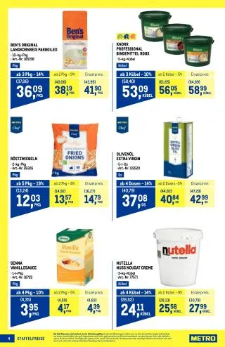 METRO Flugblatt - Metro profi von 20. August bis 2. September 2026 - Flugblätt seite  4