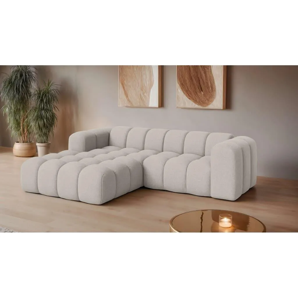 OTTO home Ecksofa »KALLIE L-Form, 248 cm - OTTO. Verlässliche Qualität.« moderne Steppung, hoher Sitzkomfort und modernes Design