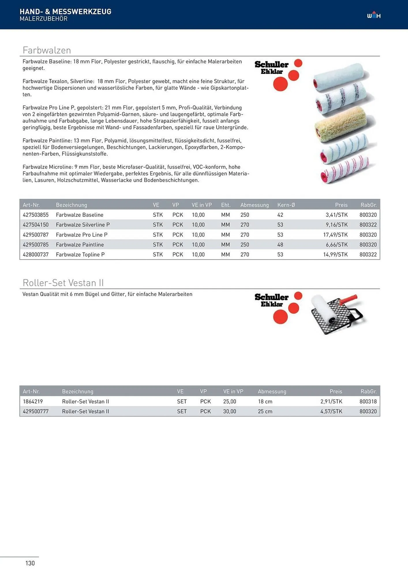 Würth Flugblatt von 22. Februar bis 31. Dezember 2024 - Flugblätt seite 130
