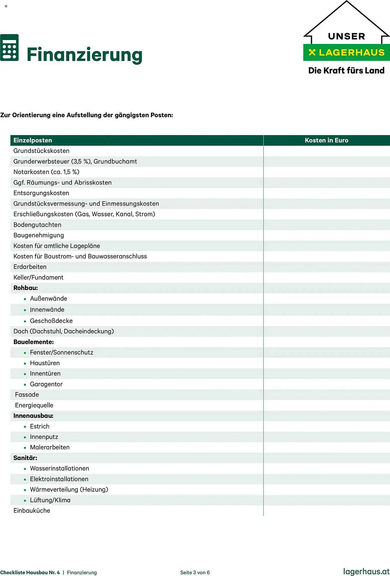 Lagerhaus Flugblatt von 12. November bis 31. Dezember 2025 - Flugblätt seite  3