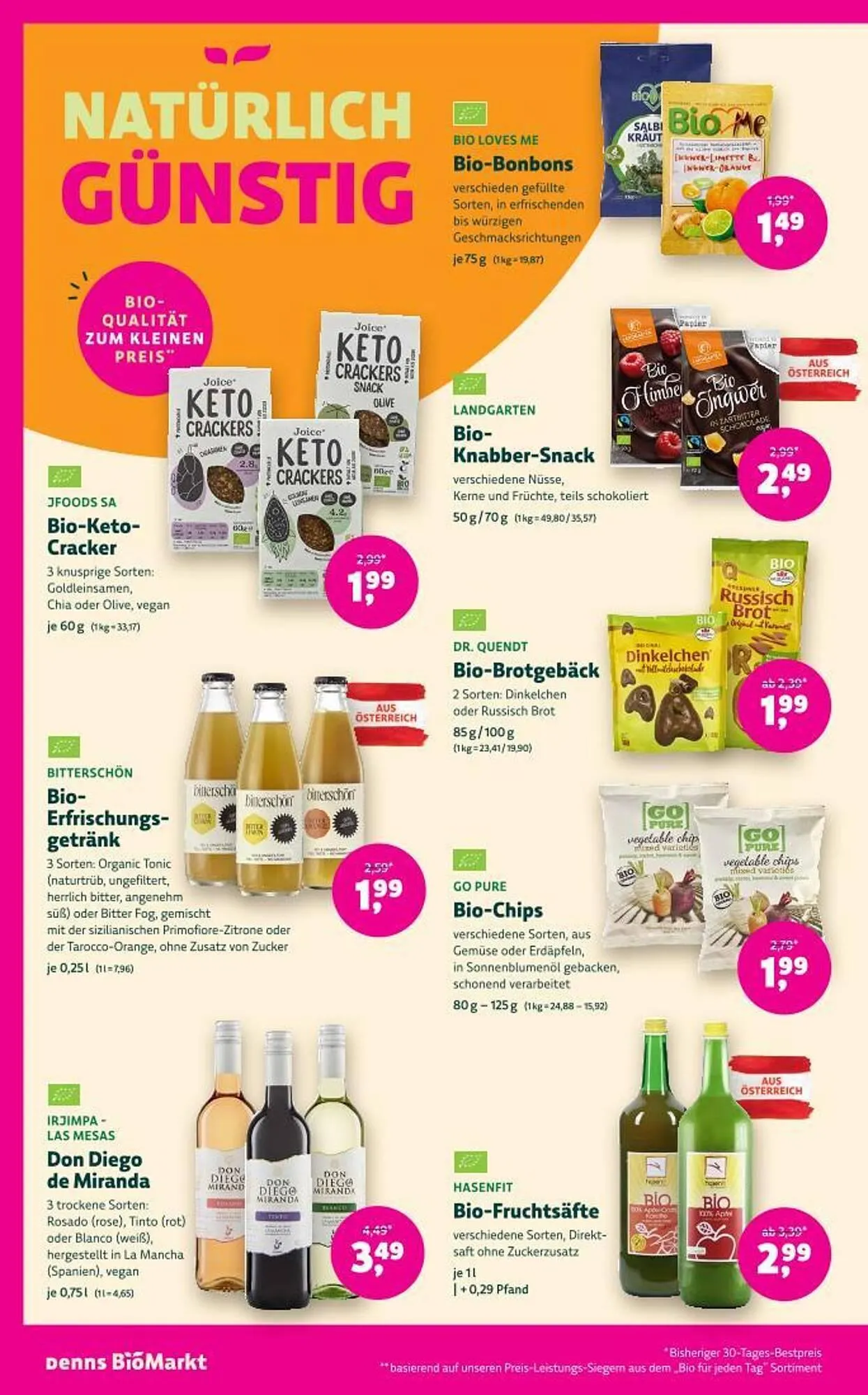 Denn's Biomarkt Flugblatt von 14. Jänner bis 27. Jänner 2026 - Flugblätt seite  14