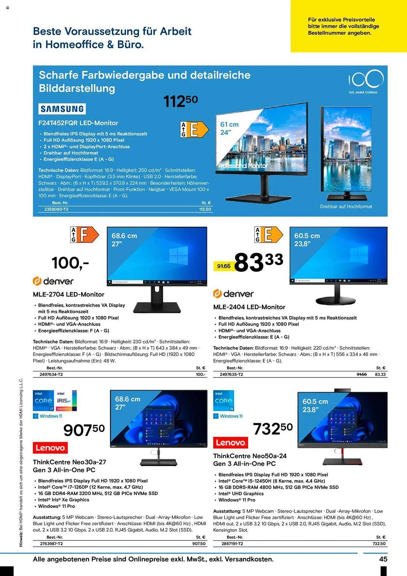 Conrad Flugblatt von 4. September bis 22. Oktober 2023 - Flugblätt seite  47