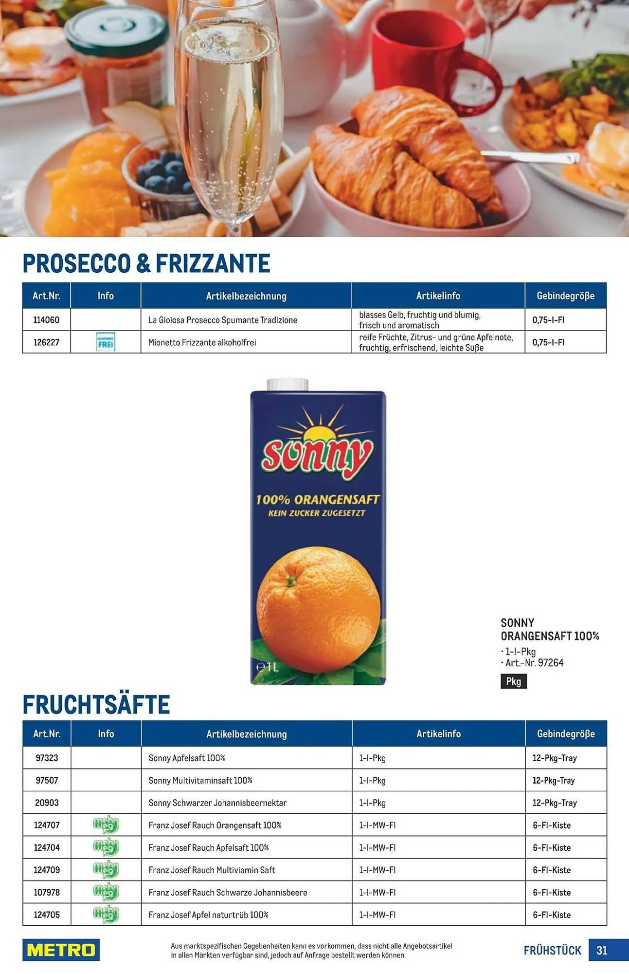 Metro Flugblatt von 18. März bis 1. April 2026 - Flugblätt seite 31