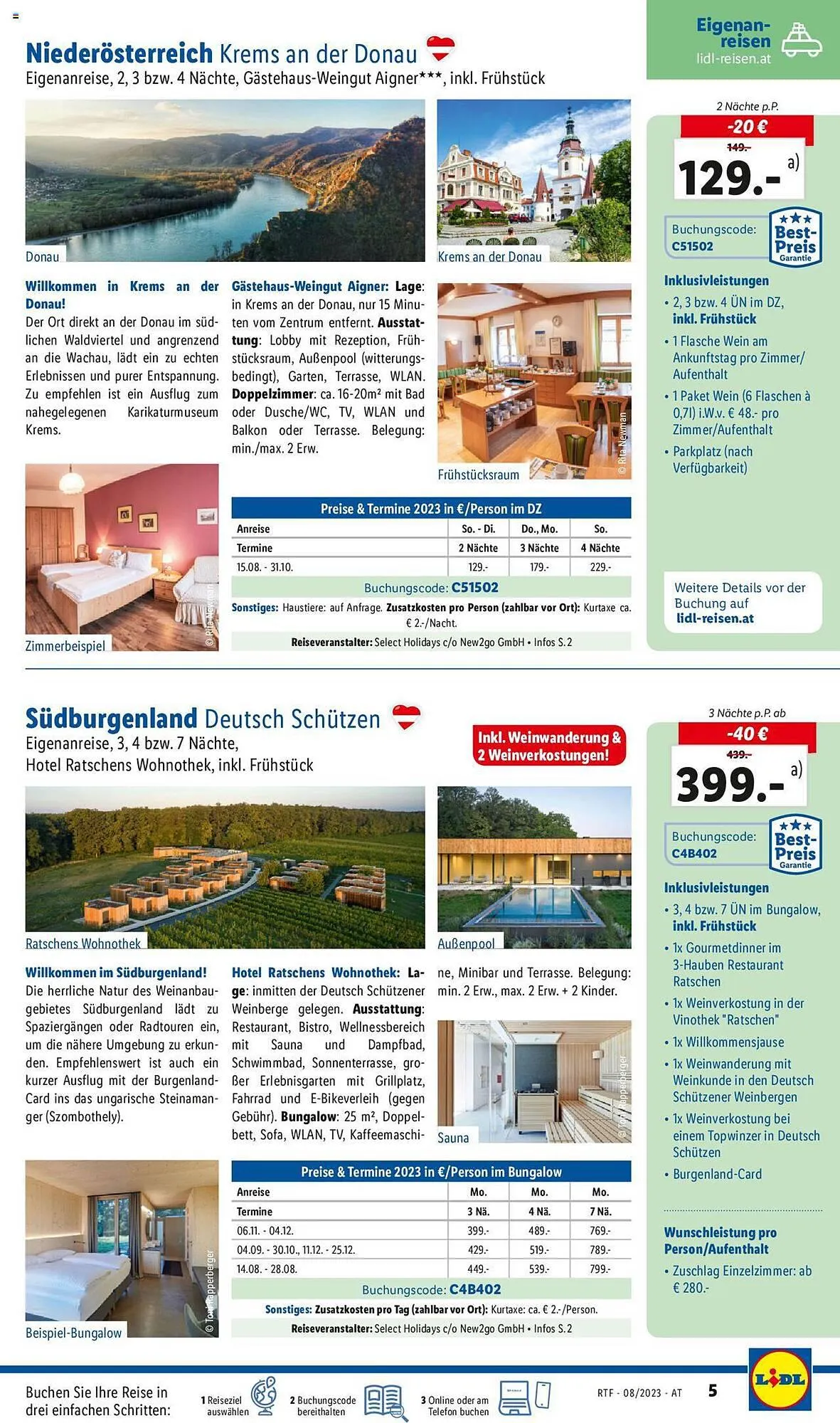Lidl Flugblatt von 12. August bis 15. September 2023 - Flugblätt seite 5