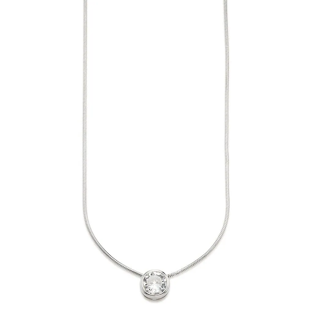 Bruno Banani Kette mit Anhänger »Schmuck Geschenk Silber 925 Halsschmuck Halskette Schlangenkette Stein« mit Zirkonia (synth.), Korund (synth.) oder Spinell (synth.)