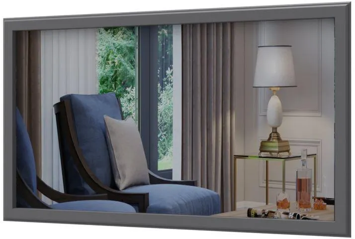 STEINER SHOPPING Spiegel Lotofaga 13, Farbe: Grau - 75 x 125 x 4 cm