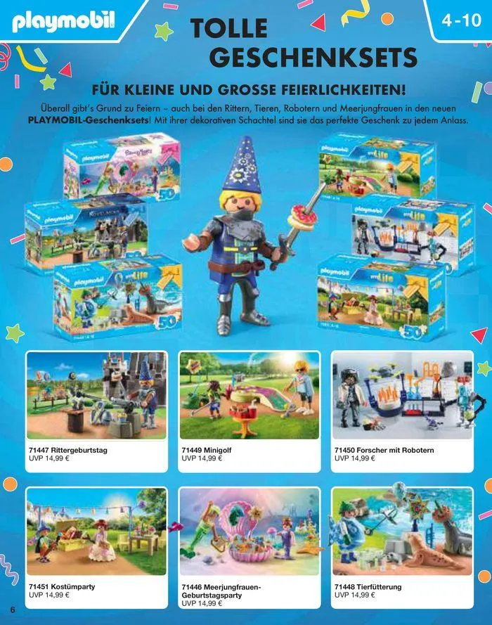 50 Years Of Playmobil von 9. Juli bis 31. Dezember 2024 - Flugblätt seite  6