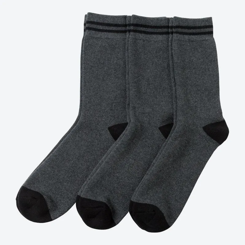 Herren-Thermosocken in Melange-Optik, 2er-Pack