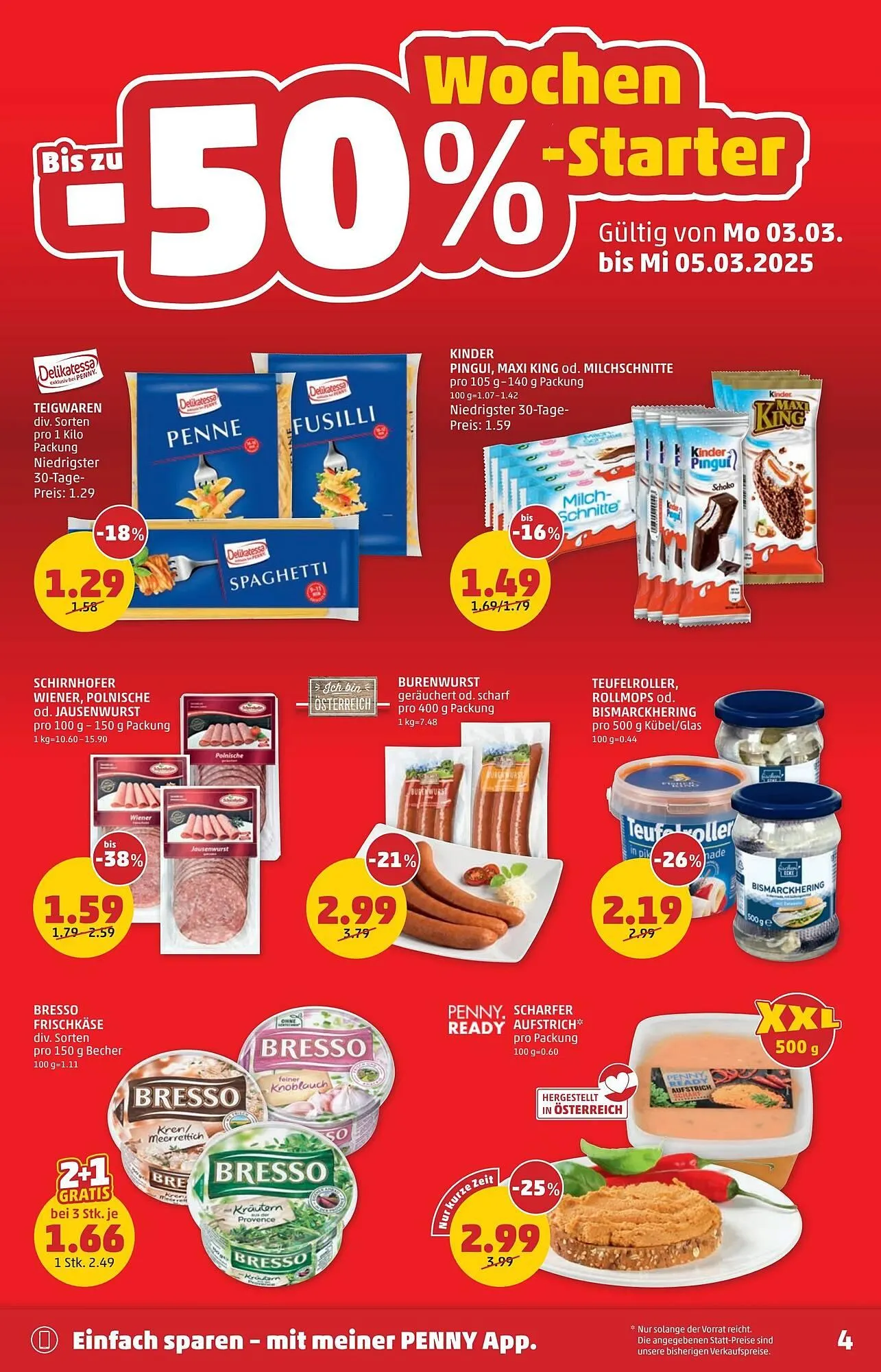 PENNY Flugblatt von 27. Februar bis 5. März 2025 - Flugblätt seite  4