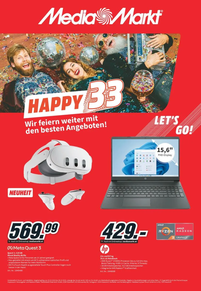 MediaMarkt Angebote gültig bis 28.10.2023 - 0