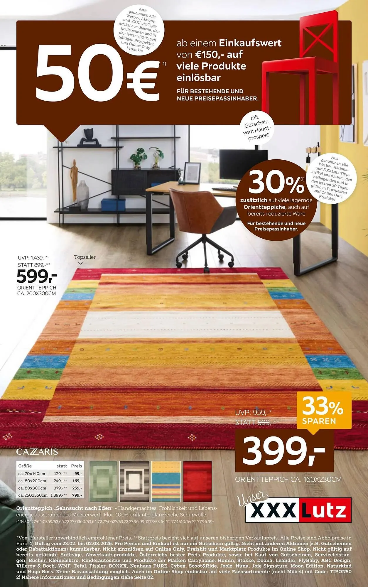 XXXLutz Prospekt von 24. Februar bis 10. März 2026 - Flugblätt seite  1