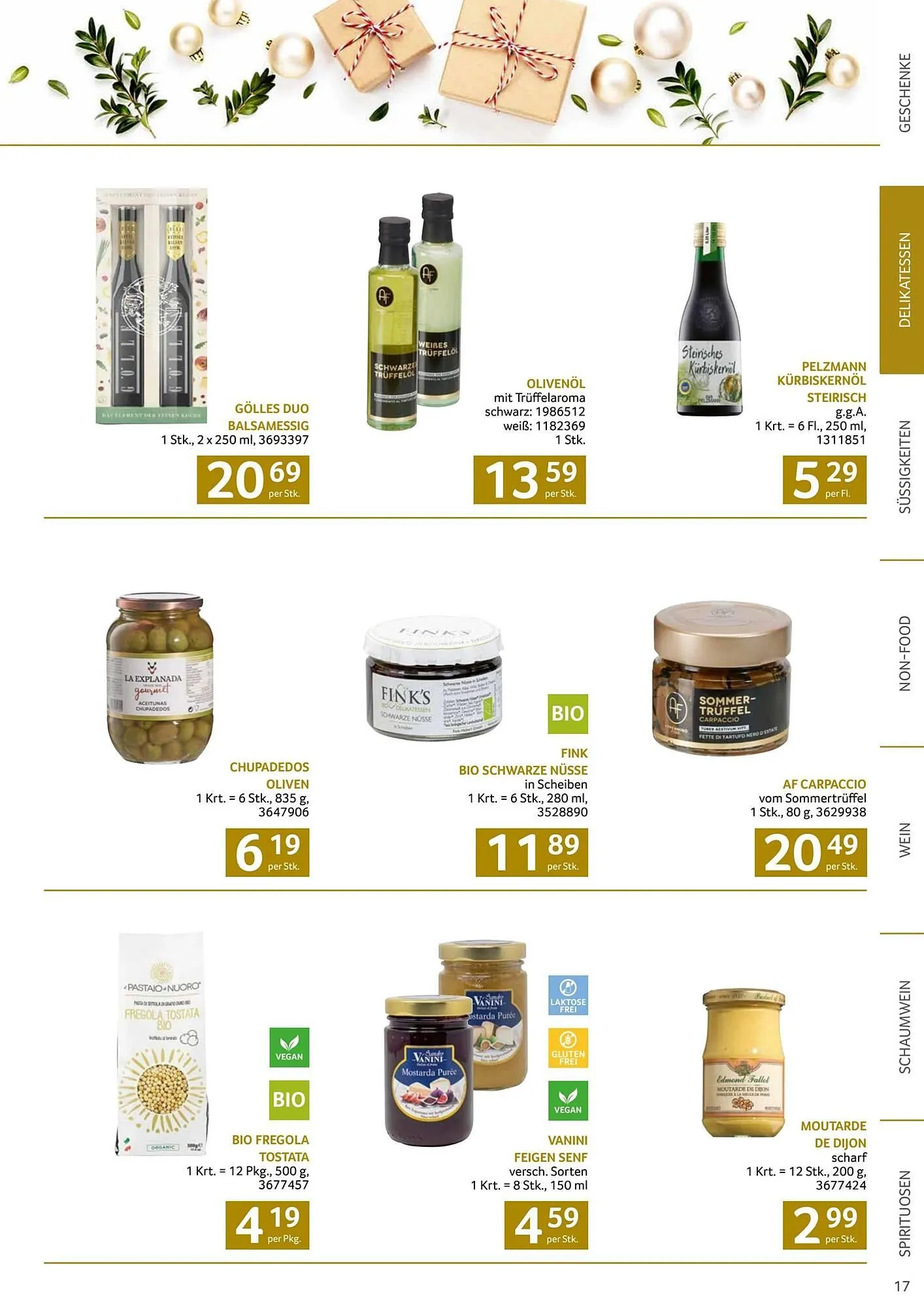 Transgourmet Flugblatt von 13. Oktober bis 25. Dezember 2024 - Flugblätt seite 17