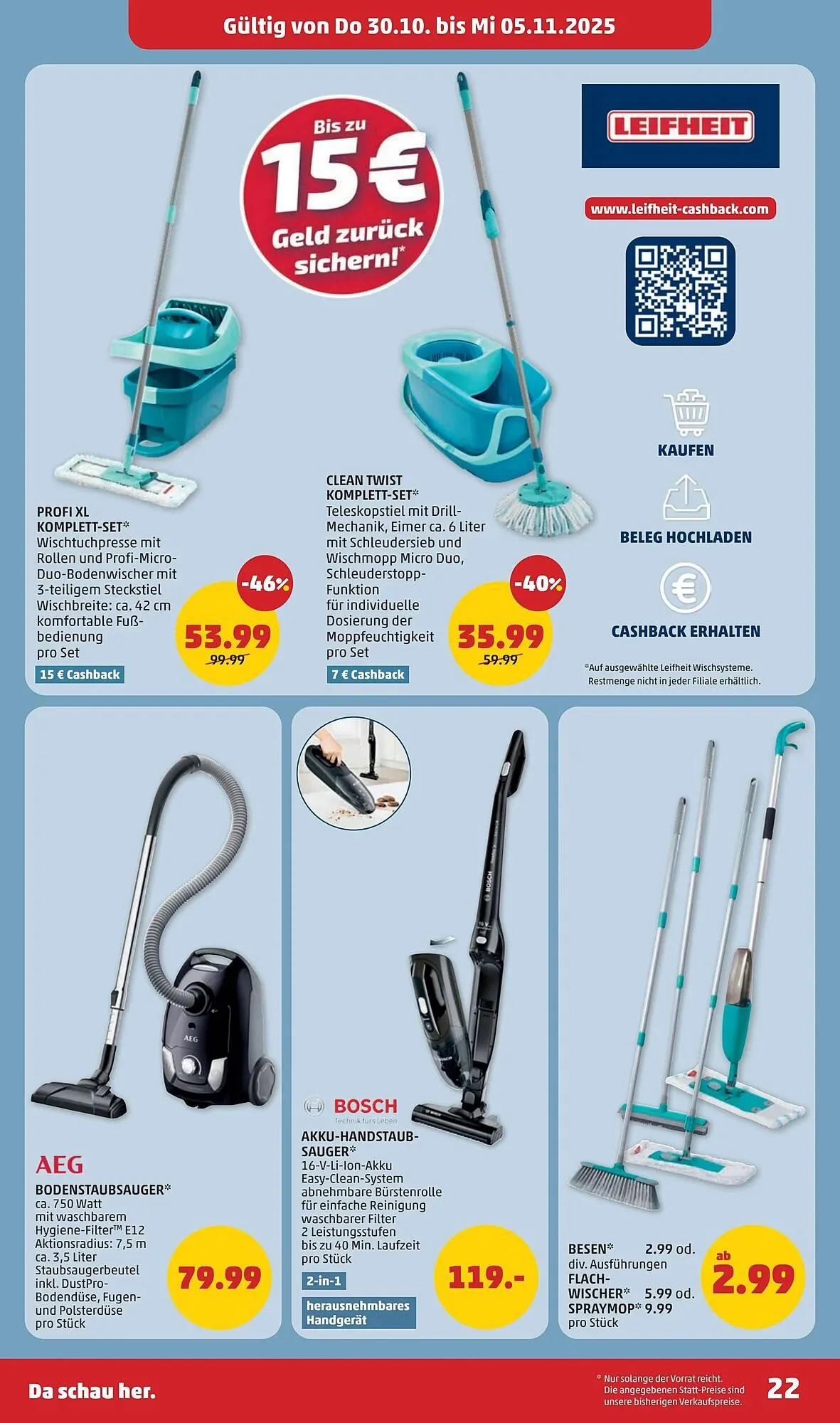 PENNY Flugblatt von 30. Oktober bis 5. November 2025 - Flugblätt seite  22