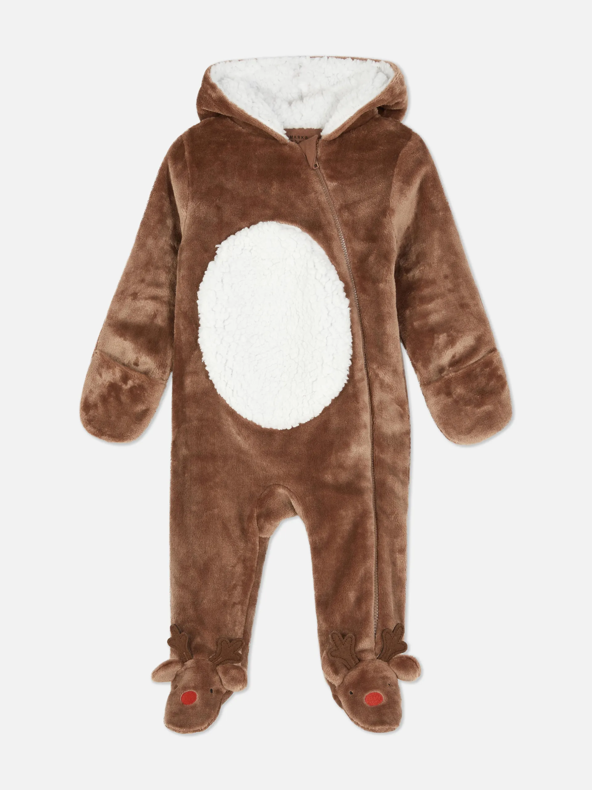 Weihnachtlicher Rentier-Einteiler für Kinder