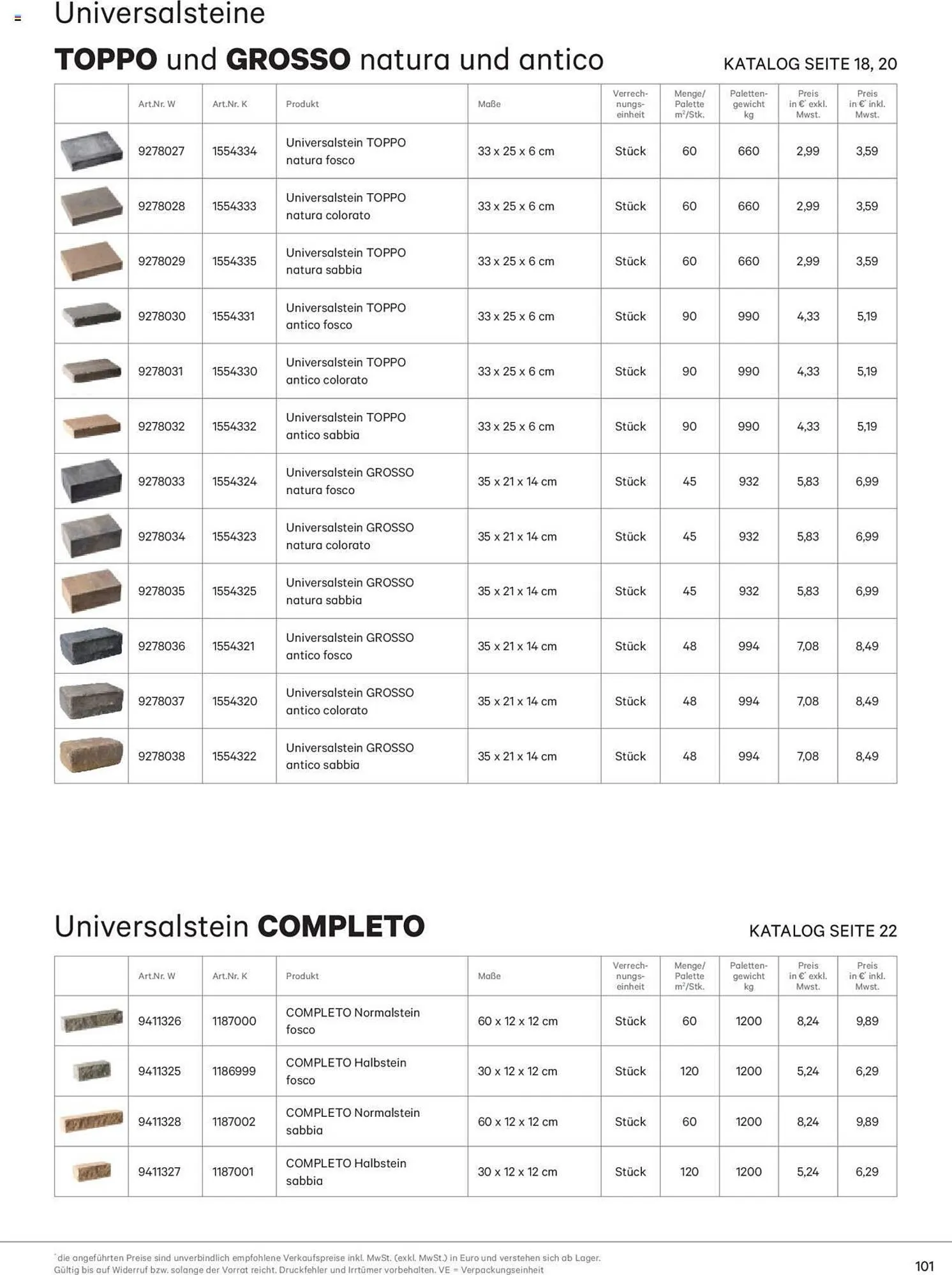 Lagerhaus Flugblatt von 2. März bis 31. Dezember 2023 - Flugblätt seite  101