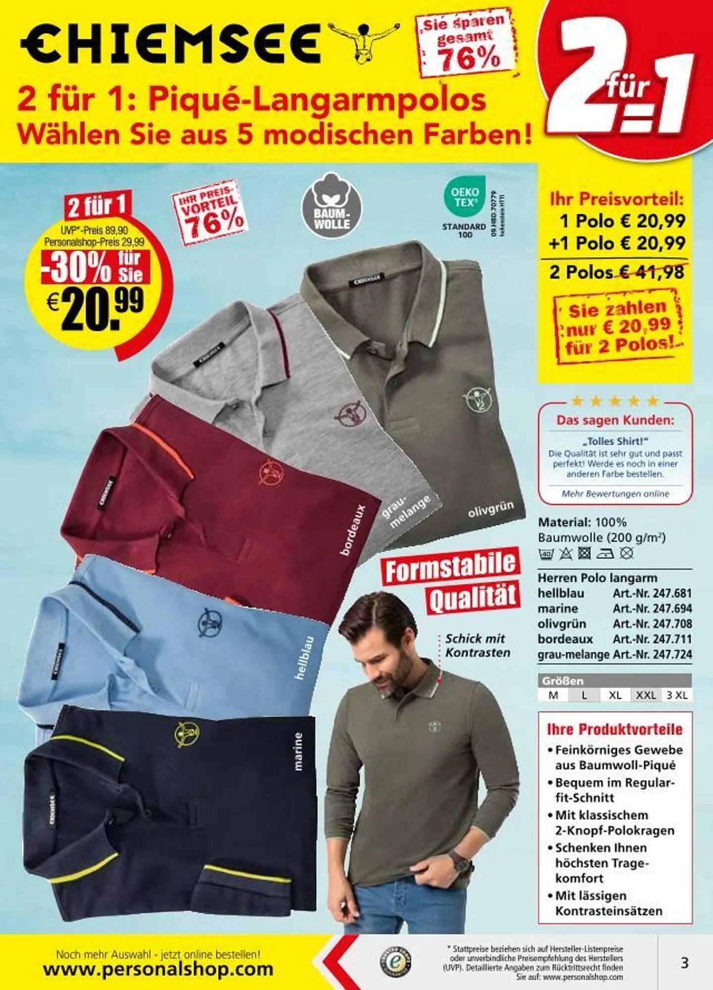 Personalshop Flugblatt von 1. November bis 30. November 2024 - Flugblätt seite  3