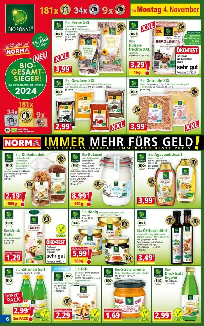 Attraktive Angebote entdecken von 4. November bis 8. November 2024 - Flugblätt seite  6