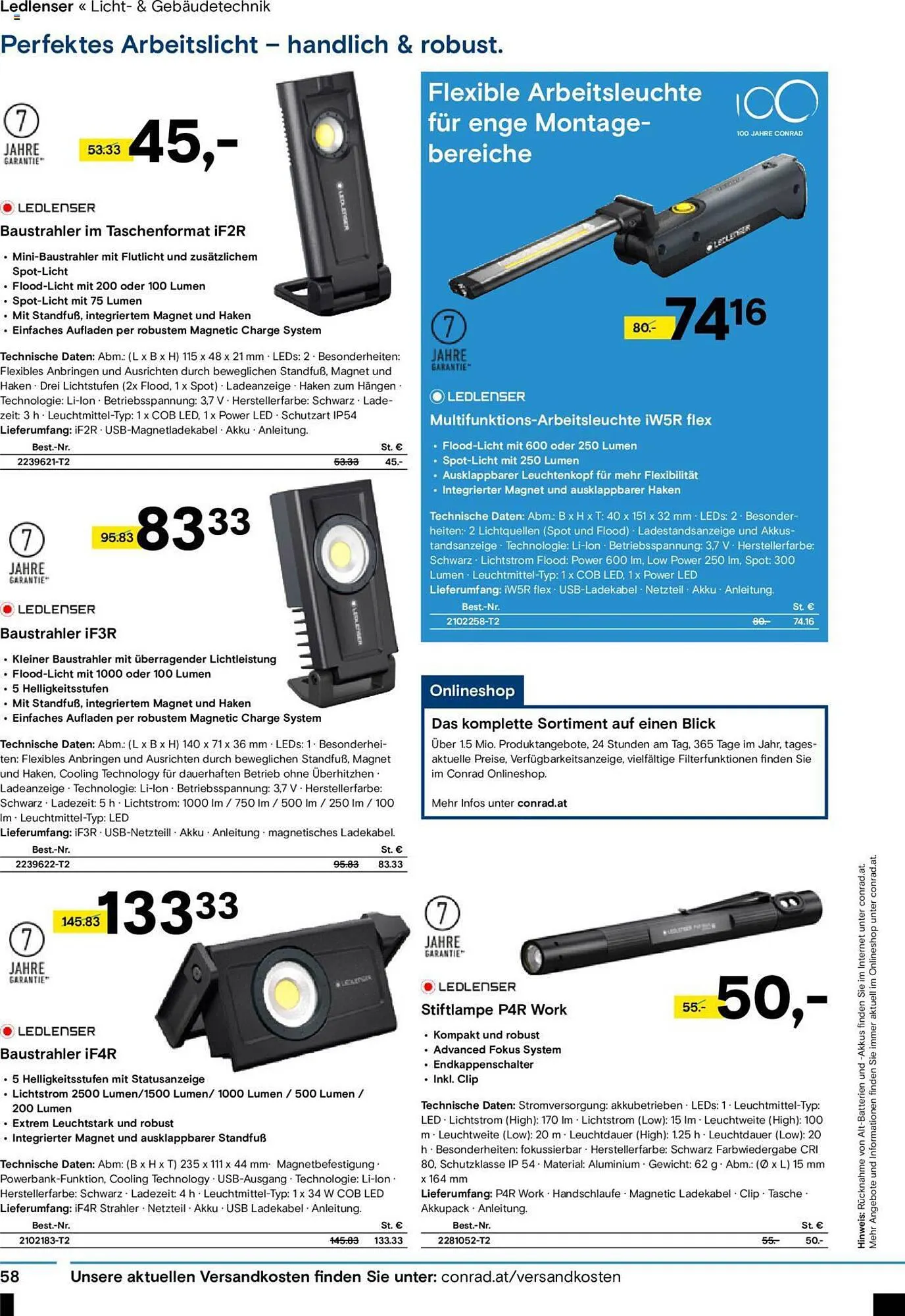 Conrad Flugblatt von 4. September bis 22. Oktober 2023 - Flugblätt seite 60