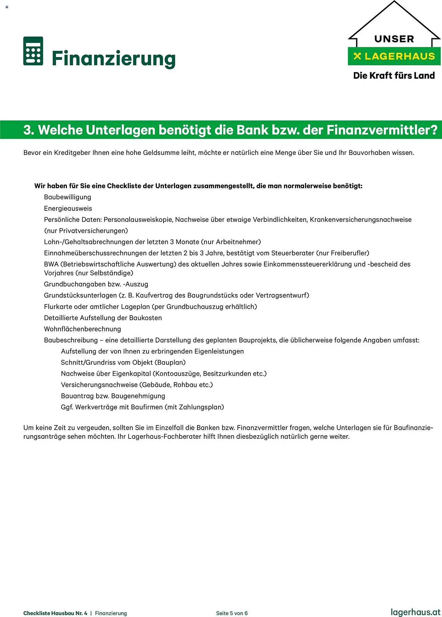 Lagerhaus Flugblatt von 12. November bis 31. Dezember 2025 - Flugblätt seite  5