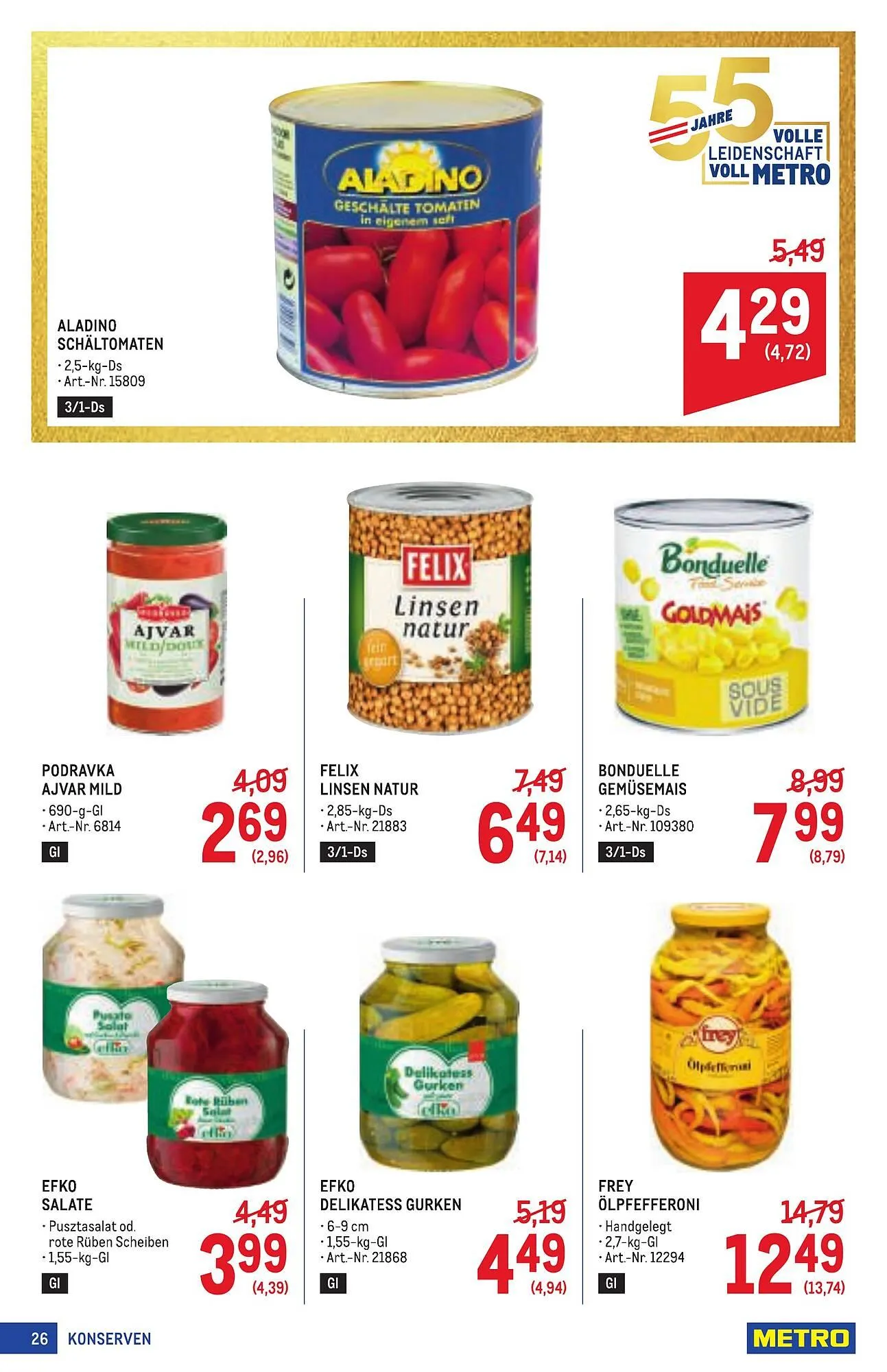 Metro Flugblatt von 16. April bis 29. April 2026 - Flugblätt seite  26