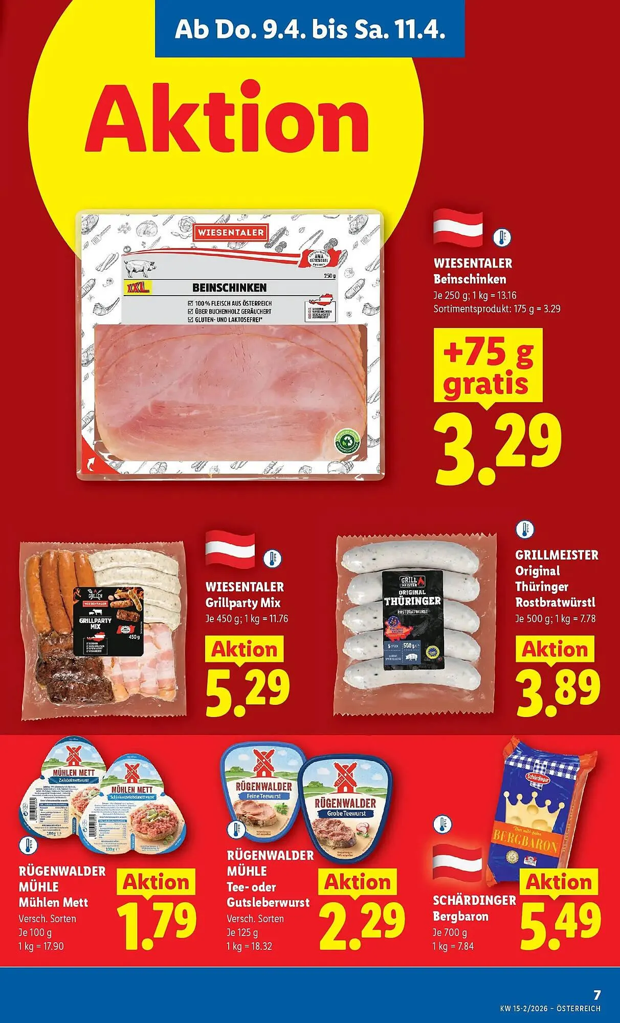 Lidl Flugblatt von 9. April bis 16. April 2026 - Flugblätt seite  9