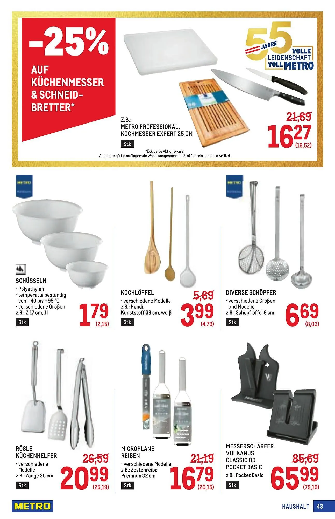 Metro Flugblatt von 16. April bis 29. April 2026 - Flugblätt seite  43