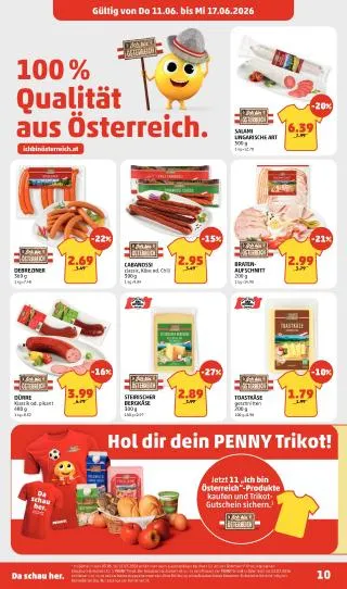 PENNY Flugblatt von 11. Juni bis 17. Juni 2026 - Flugblätt seite 10