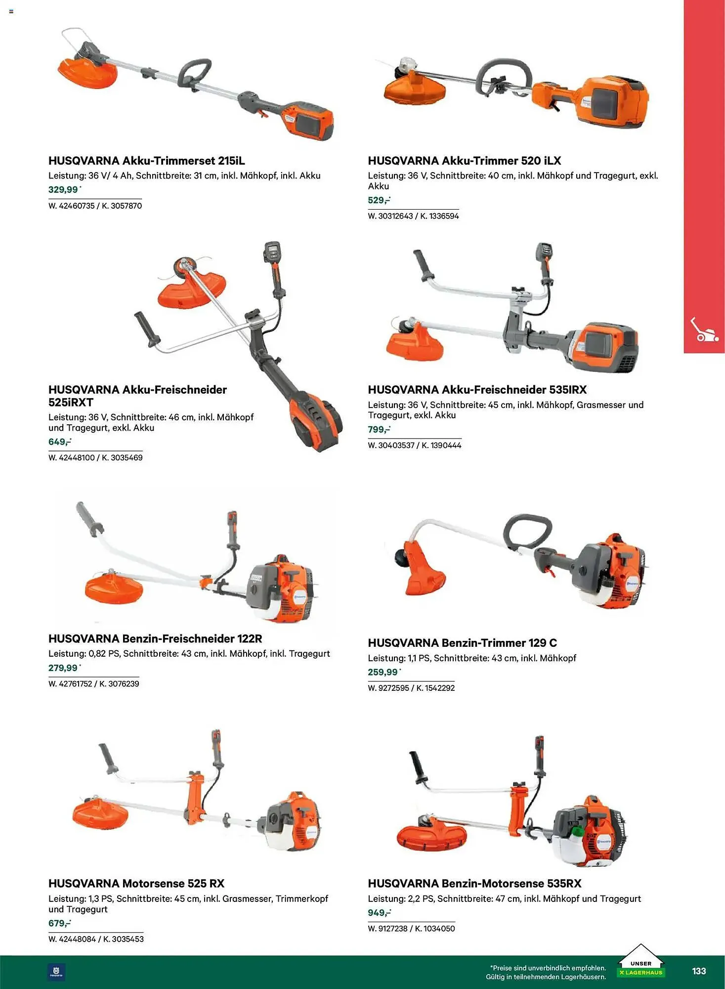 Lagerhaus Flugblatt von 22. Februar bis 31. Mai 2026 - Flugblätt seite 133