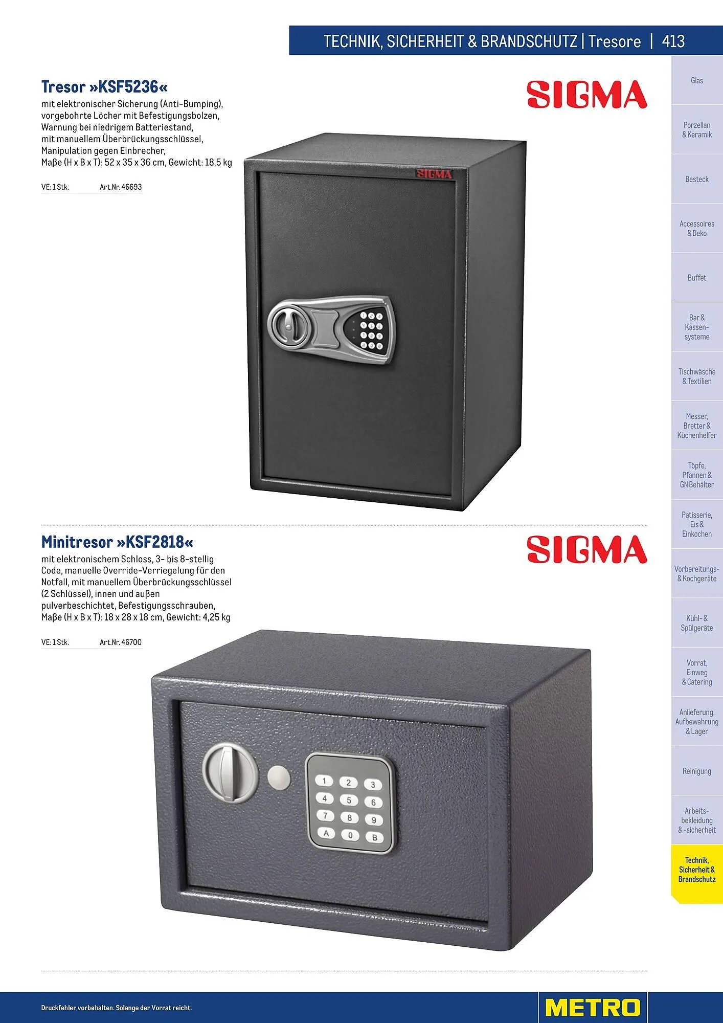 Metro Flugblatt von 25. März bis 31. Dezember 2026 - Flugblätt seite 413
