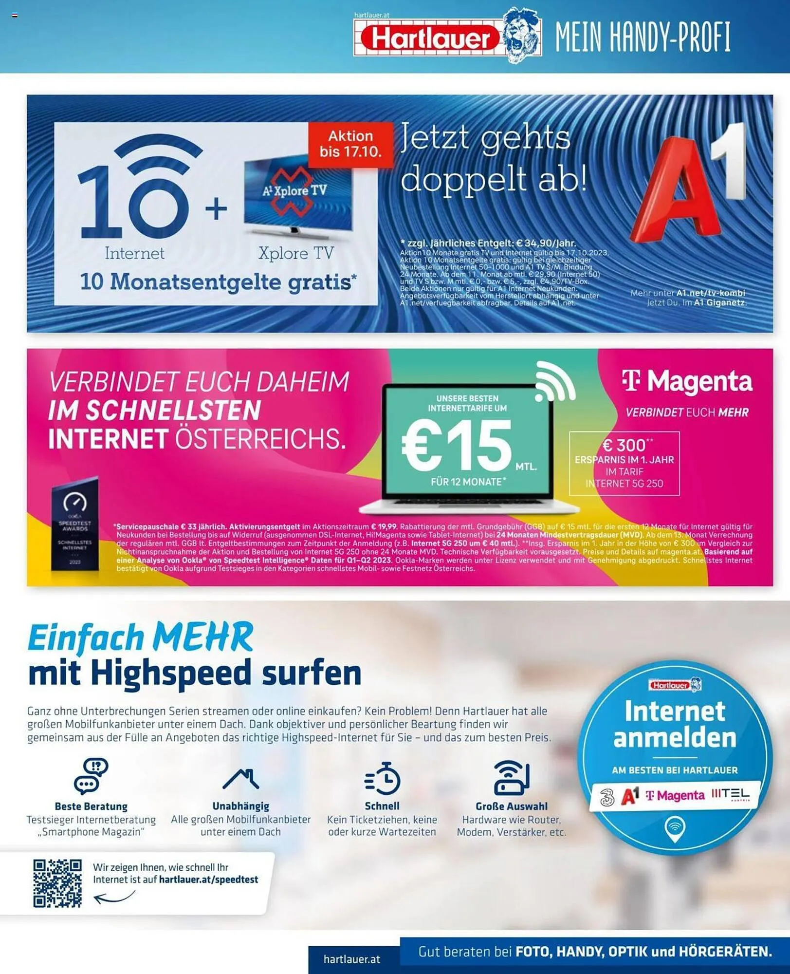 Hartlauer Flugblatt von 24. September bis 31. Oktober 2023 - Flugblätt seite 9