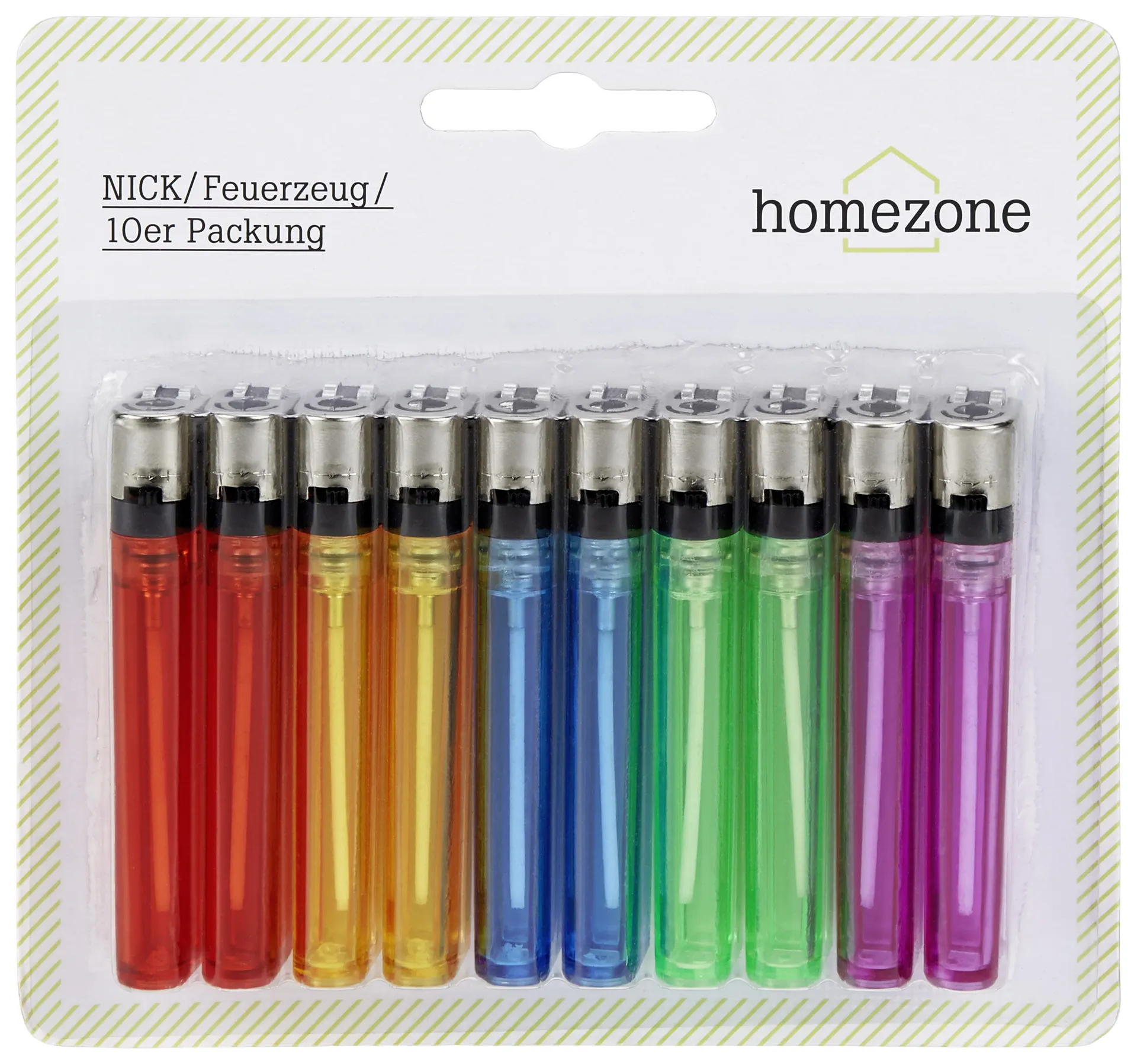 Homezone Feuerzeug Nick 10 Stk./Pkg.
