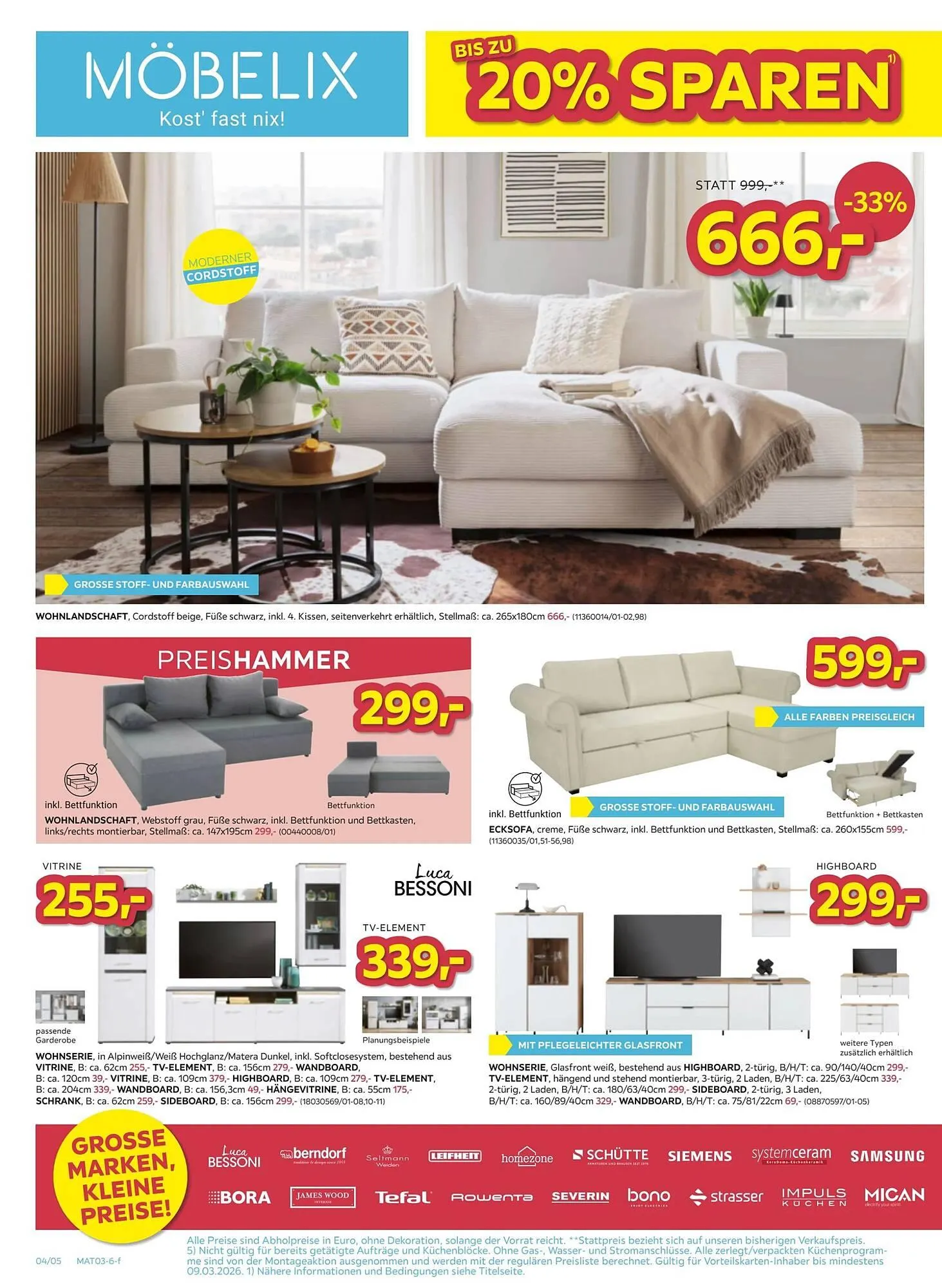 Möbelix Prospekt von 3. März bis 9. März 2026 - Flugblätt seite 4