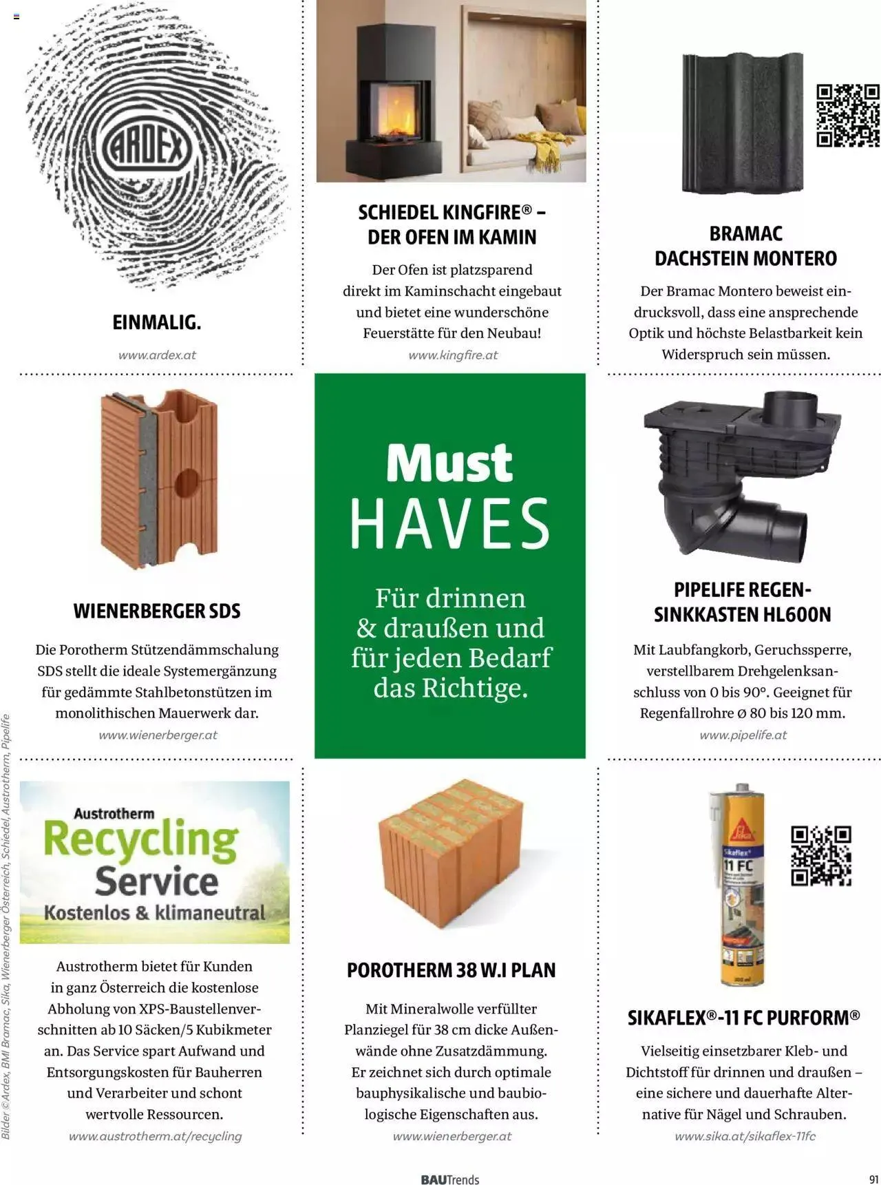 Hagebau Bautrends von 4. April bis 31. Dezember 2024 - Flugblätt seite  91