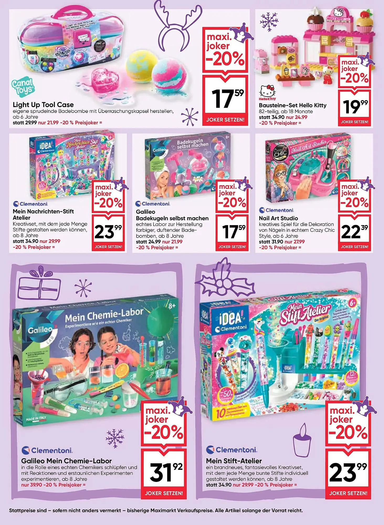 Maximarkt Flugblatt von 4. Dezember bis 24. Dezember 2025 - Flugblätt seite  14