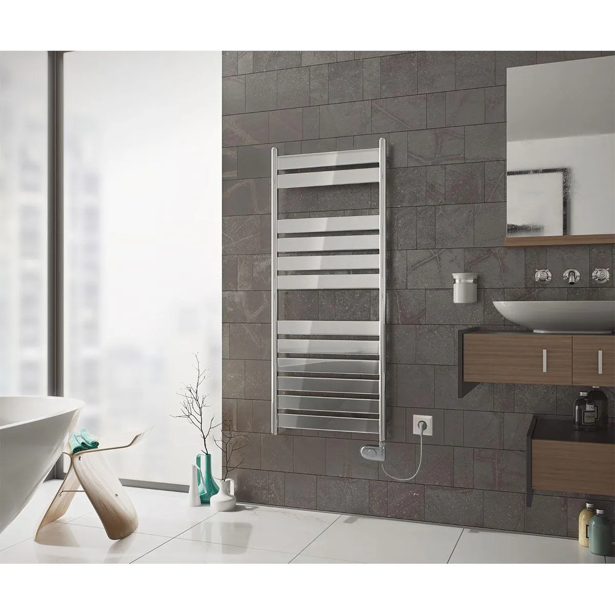 Ximax Elektrischer Handtuchwärmer C6 1200 x 500 mm 300 Watt Typ 3 Chrom