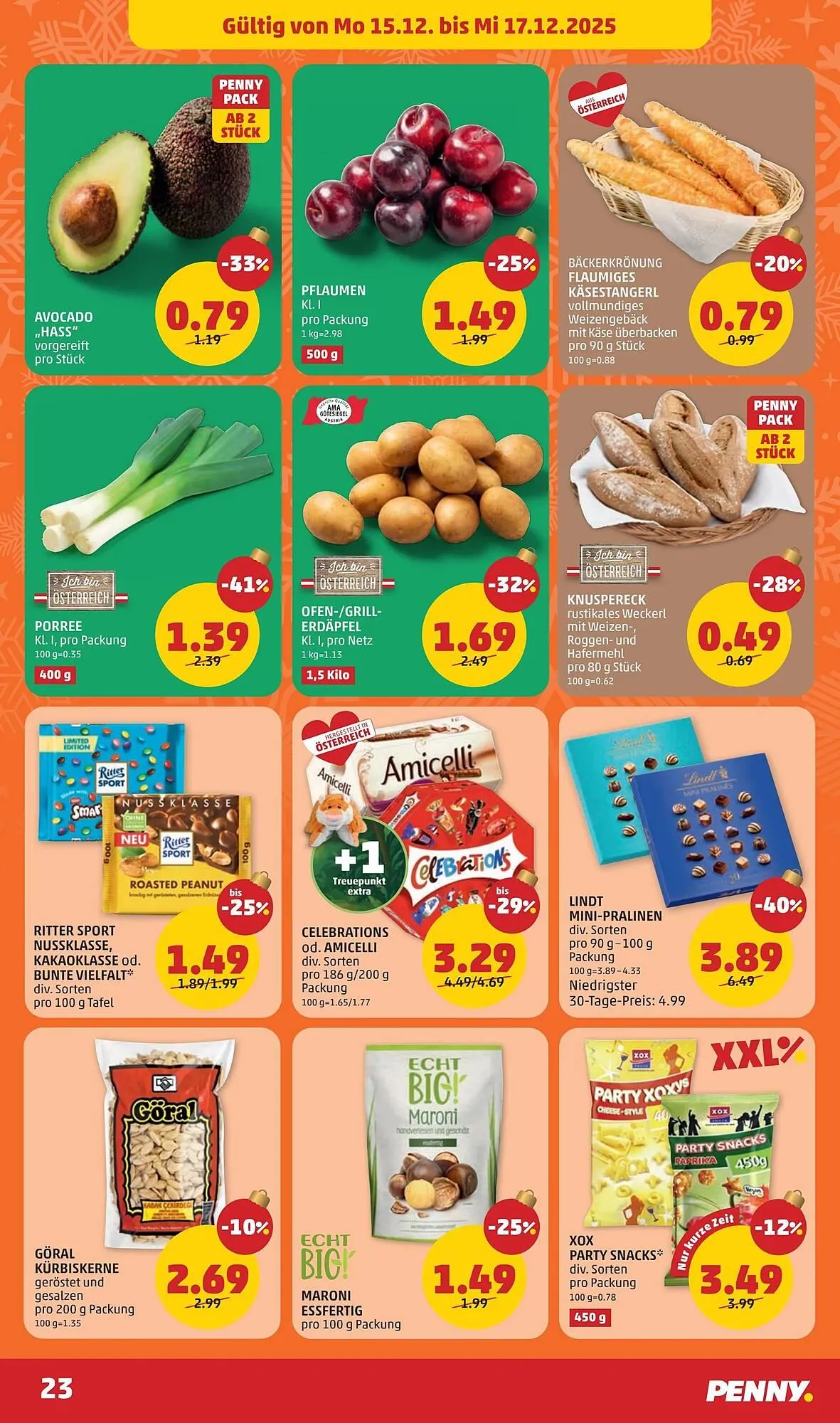 PENNY Flugblatt von 11. Dezember bis 17. Dezember 2025 - Flugblätt seite  23