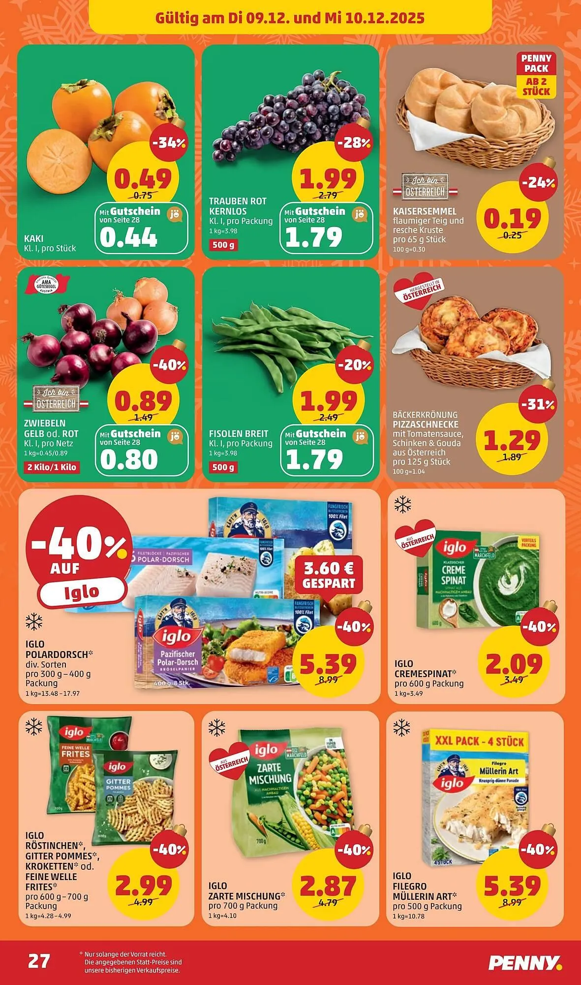 PENNY Flugblatt von 4. Dezember bis 10. Dezember 2025 - Flugblätt seite 27
