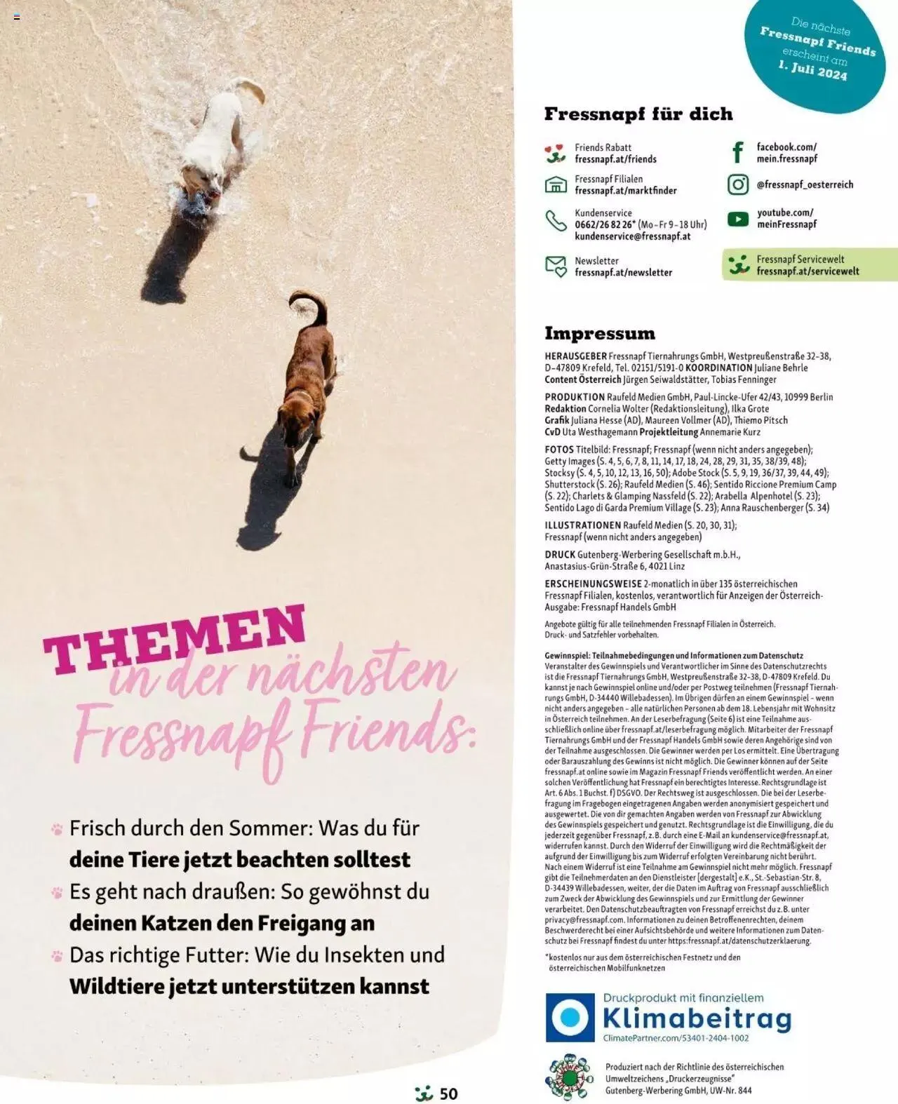 Fressnapf Friends 03/24 von 1. April bis 31. Dezember 2024 - Flugblätt seite 50