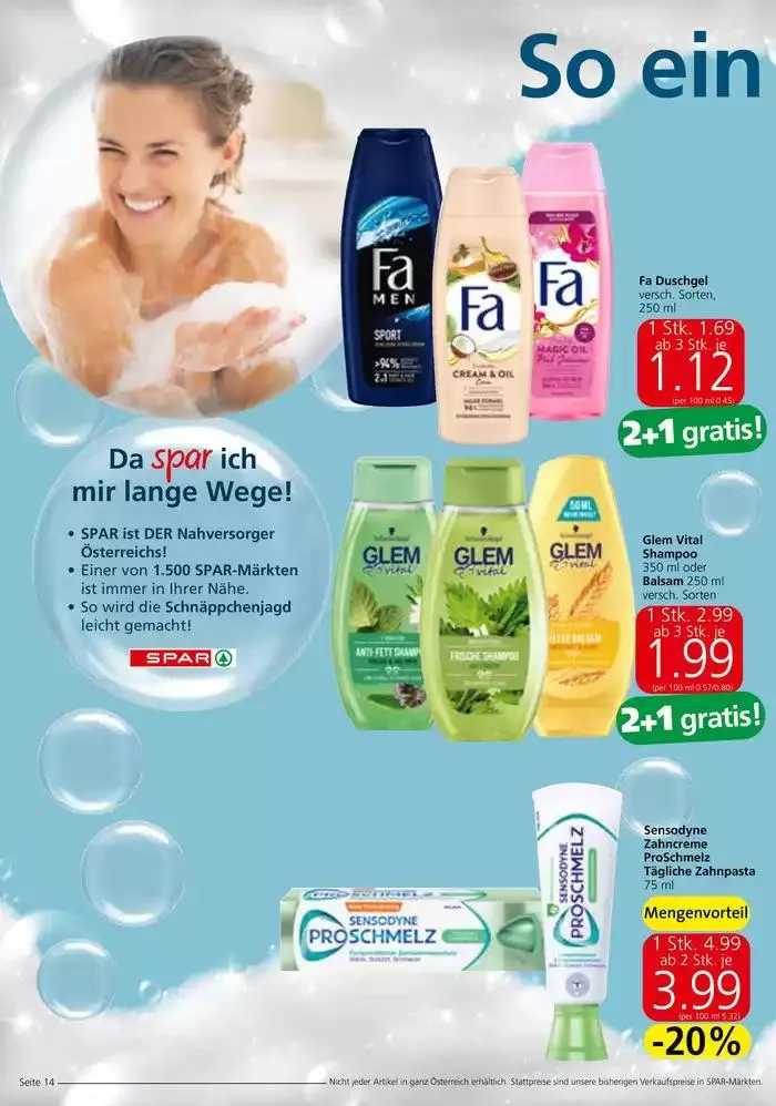 Tolles Angebot für alle Kunden von 25. September bis 9. Oktober 2024 - Flugblätt seite 14