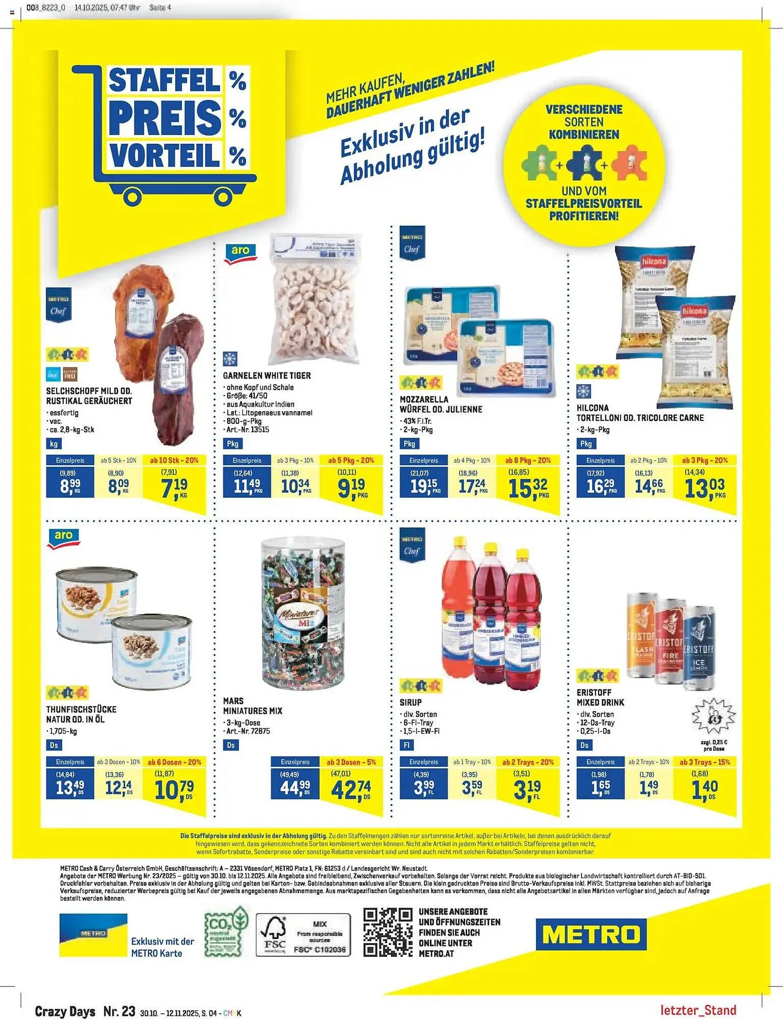 Metro Flugblatt von 30. Oktober bis 12. November 2025 - Flugblätt seite 8