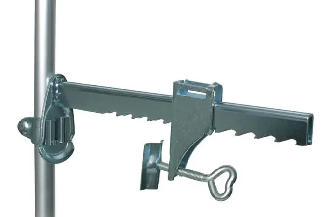 Sparpaket 2 x Trixie Mauer-Klemme mit Teleskopstange Katzen Schutznetz Balkonnetz 1 - 2 m