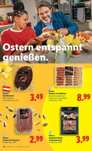 Lidl Flugblatt - Deluxe Ostern von 1. März bis 4. April 2026 - Flugblätt seite  46