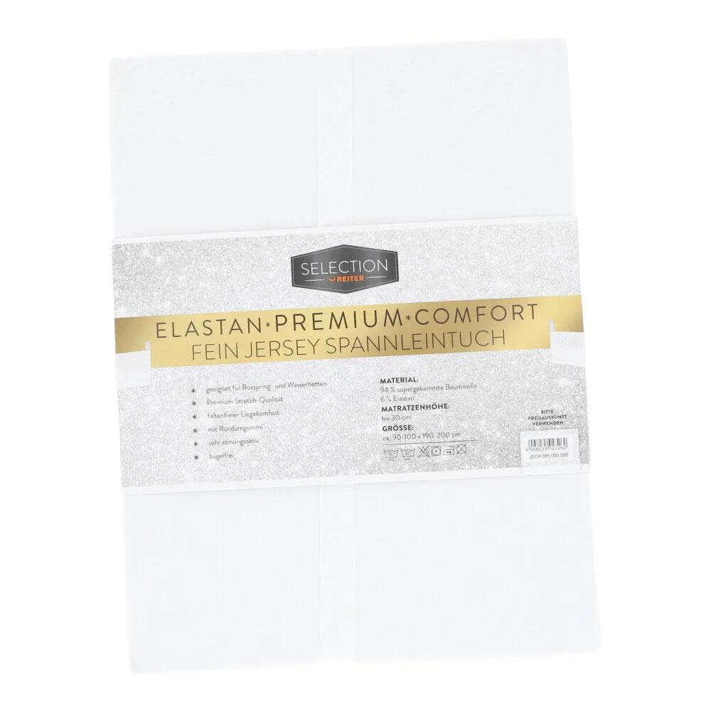 Jerseyleintuch mit Elastan
