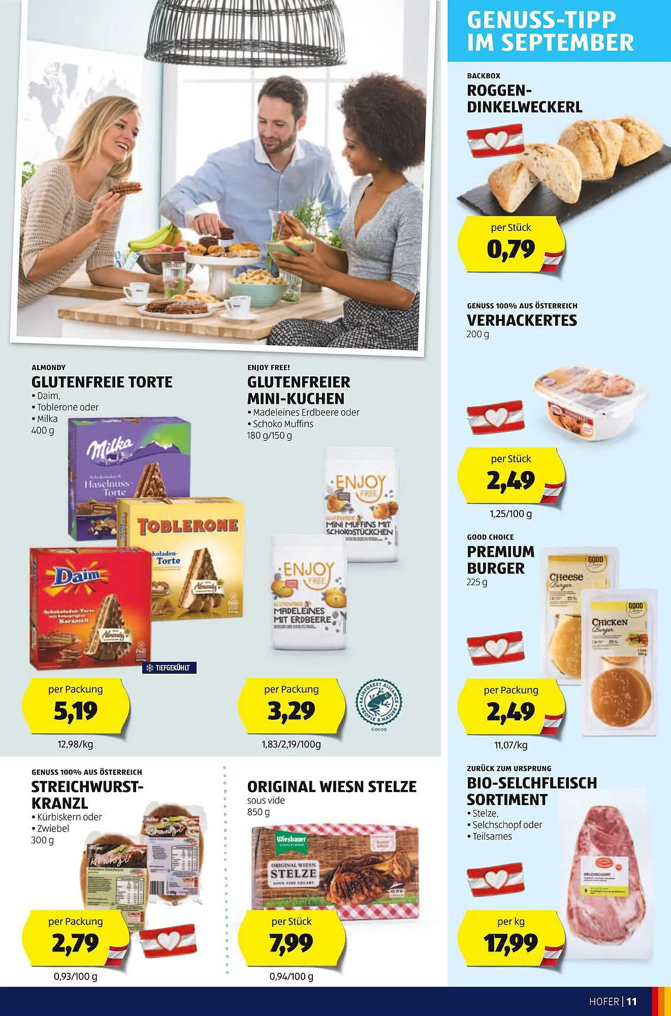 Hofer Flugblatt von 8. September bis 14. September 2023 - Flugblätt seite 11