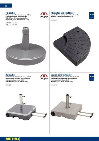 METRO Flugblatt Non-Food - Gast & Garten von 23. Jänner bis 30. Juni 2026 - Flugblätt seite  22