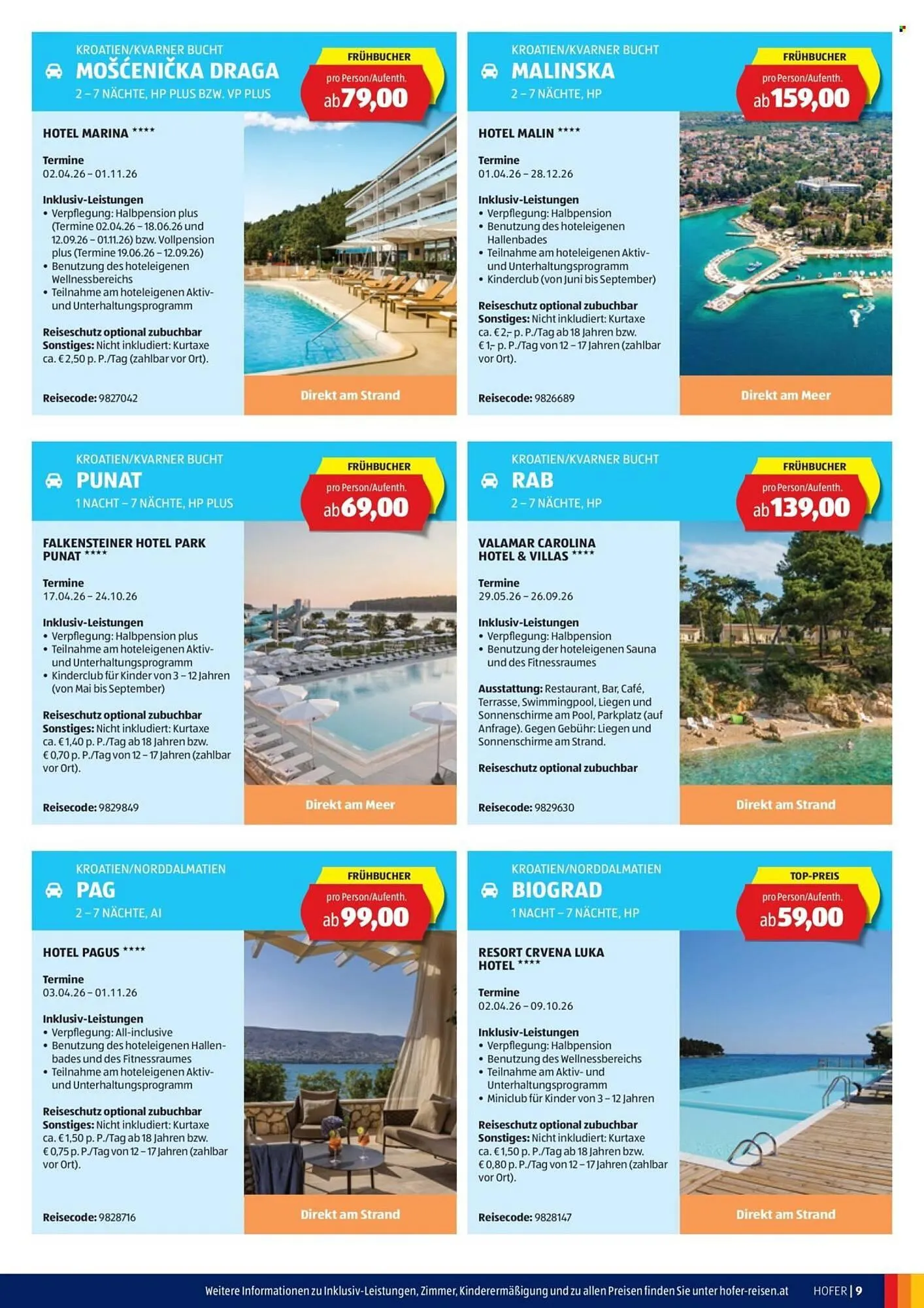 Hofer Flugblatt von 31. Dezember bis 27. Jänner 2026 - Flugblätt seite  9